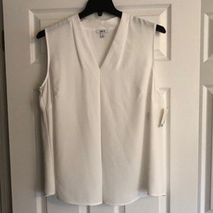 NWT Bar III Inverted Pleat Sleeveless Blouse - 1X